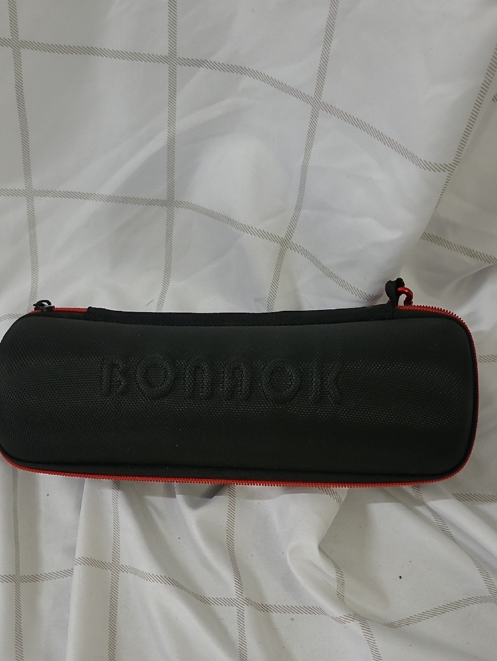 BONNOK Black Hard Shell Case with Red Zipper For Microphone ♻️ 5/$10 ♻️